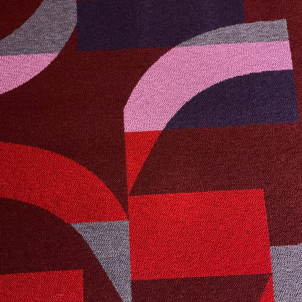 Luum Textiles Schema Concept Map Red Upholstery Fabric