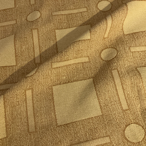 Burch Puzzles Butter Yellow Upholstery Fabric