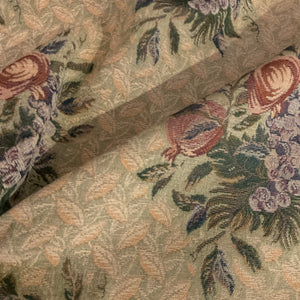 Burch Belinda Beige Designer Floral Upholstery Fabric
