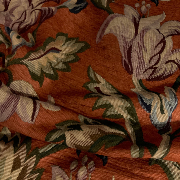 Burch Liz Rust Orange Upholstery Fabric