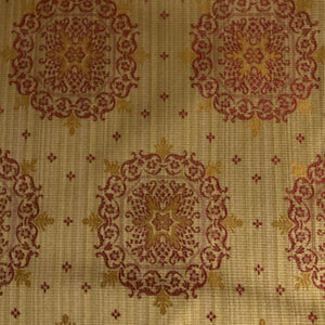 Burch Starlet Ruby Gold Upholstery Fabric