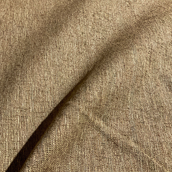 Vega Moccasin Brown Textured Upholstery Fabric