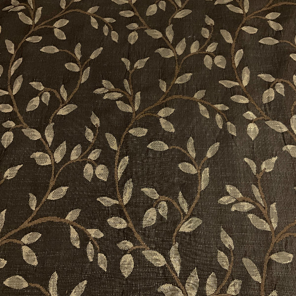 Fabricut Trend Brown Embroider Designer Upholstery Fabric