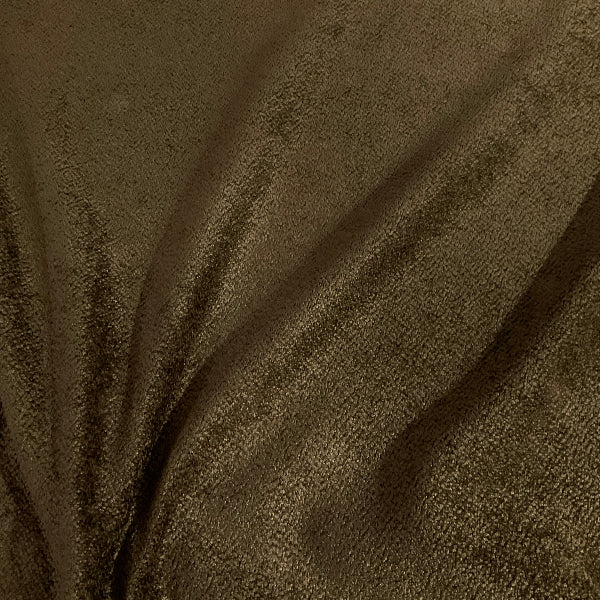 Fairmount Olive Green Solid Chenille Upholstery Fabric