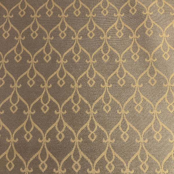 Flow Silver Gray Scrollwork Design Upholstery Fabric