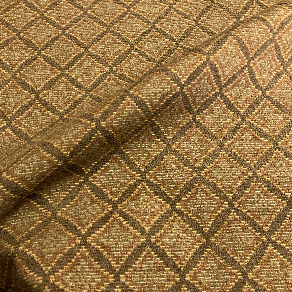 Fowler Brown Diamond Design Upholstery Fabric