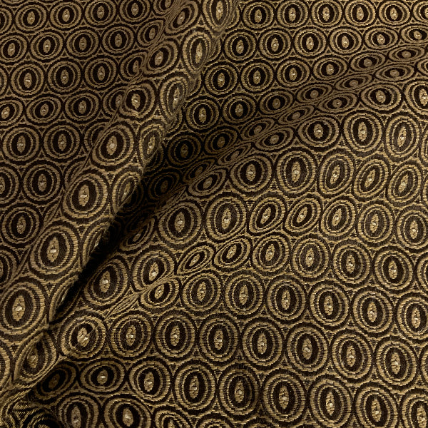 Geo Mahogany Brown Geometric Upholstery Fabric