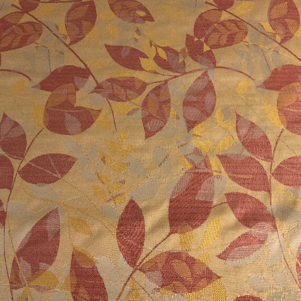 Glade Sunrise Gold Vine Upholstery Fabric