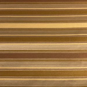 Gold Beige Formal Stripe Upholstery Fabric