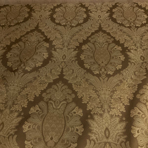 Green Gold Victorian Design Tapestry Upholstery Fabric