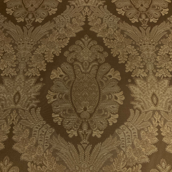 Green Gold Victorian Design Tapestry Upholstery Fabric