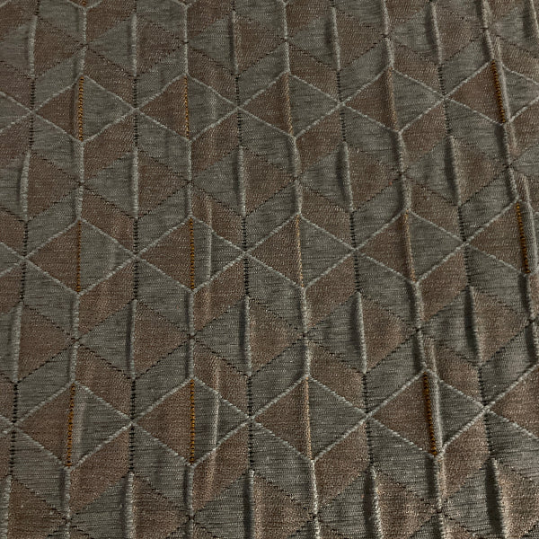 HBF Quilted Comfort Grey Salt Textured Upholstery Fabric