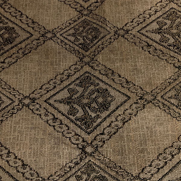 Hampton Dove Gray Chenille Diamond Upholstery Fabric