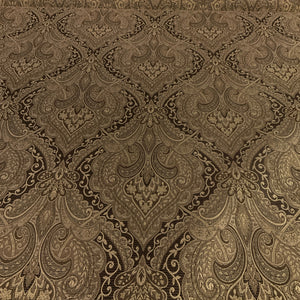 Hanworth Antique Brown Victorian Design Upholstery Fabric