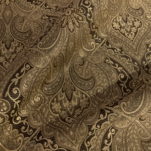 Hanworth Antique Brown Victorian Design Upholstery Fabric
