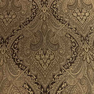 Hanworth Antique Brown Victorian Design Upholstery Fabric