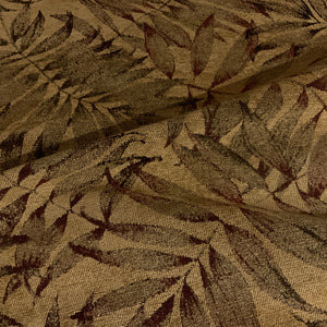 Havana Fern Beige Chenille Upholstery Fabric