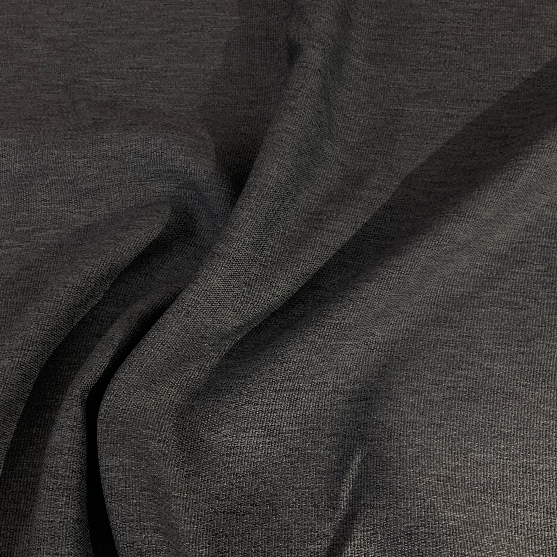Heathered Gray Solid Tweed Upholstery Fabric