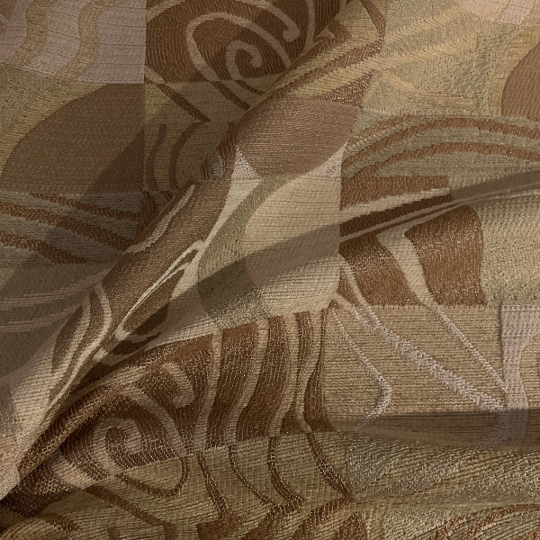 Jury Sand Brown Beige Geometric Upholstery Fabric
