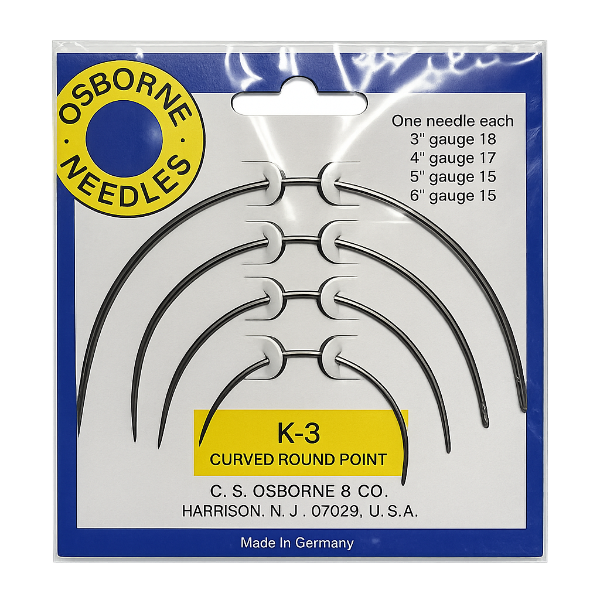 C.S. Osborne K-3 Curved Upholstery Needles