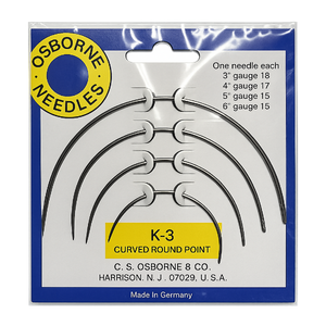 C.S. Osborne K-3 Curved Upholstery Needles