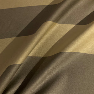 Kay Fare Peppercorn Brown Stripe Upholstery Fabric