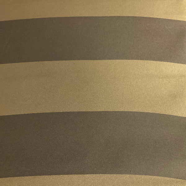 Kay Fare Peppercorn Brown Stripe Upholstery Fabric