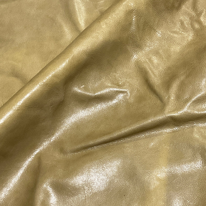 Khaki Tan Leather Full Whole Cow Hide Upholstery