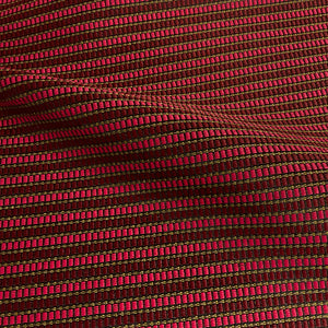 Knoll Sutton Claret Red Stripe Upholstery Fabric