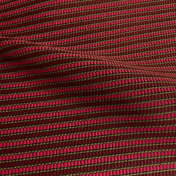 Knoll Sutton Claret Red Stripe Upholstery Fabric