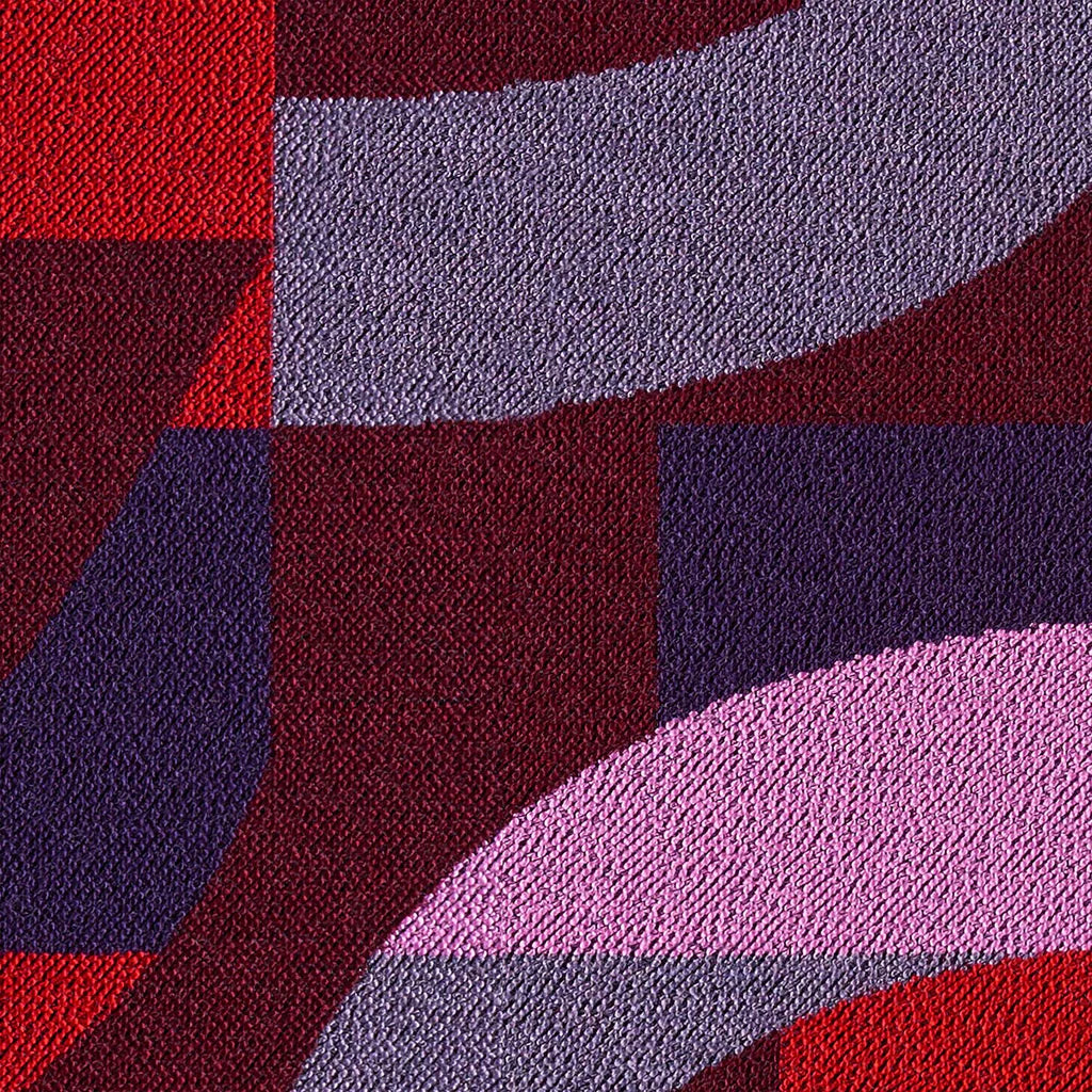 Luum Textiles Schema Concept Map Red Upholstery Fabric