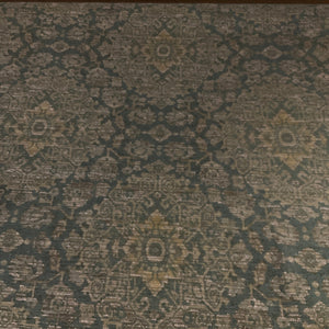 Maddox Jade Blue Jacquard Chenille Upholstery Fabric