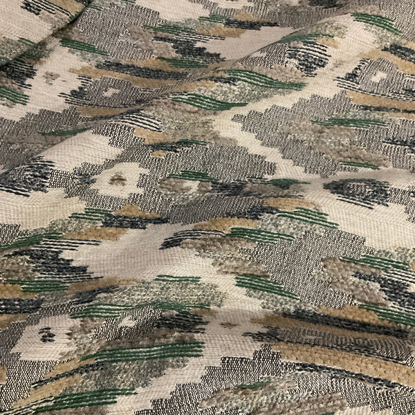 Midsummer Emerald Green Chenille Upholstery Fabric