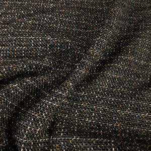 Mingled Slate Gray Tweed Upholstery Fabric