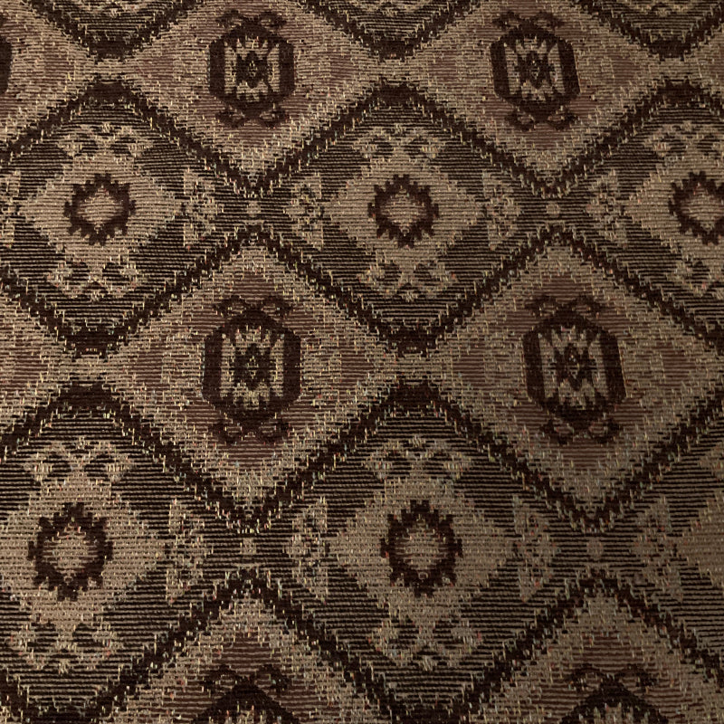 Mini Colorado Cafe Brown Chenille Southwest Upholstery Fabric