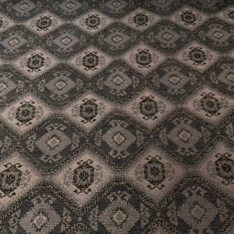 Mini Colorado Onyx Gray Chenille Southwest Upholstery Fabric