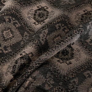 Mini Colorado Onyx Gray Chenille Southwest Upholstery Fabric