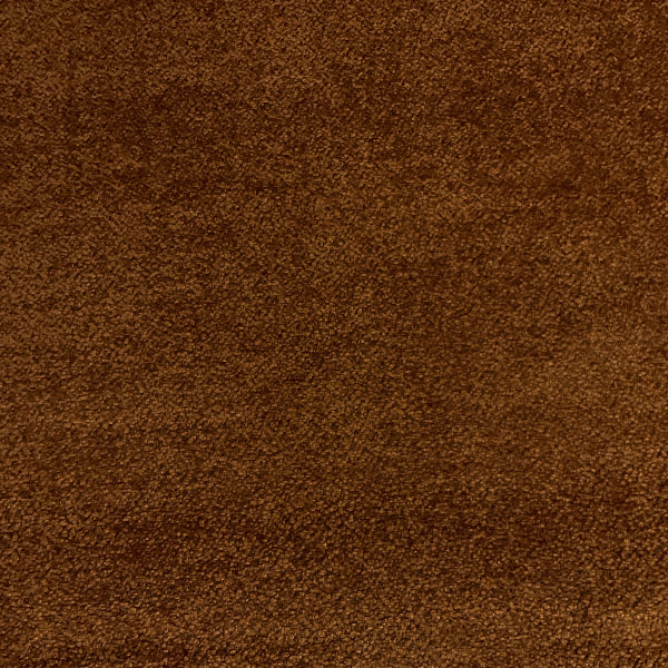 Omega Copper Brown Chenille Upholstery Fabric
