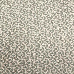 Osaka Mint Green Scallop Upholstery Fabric