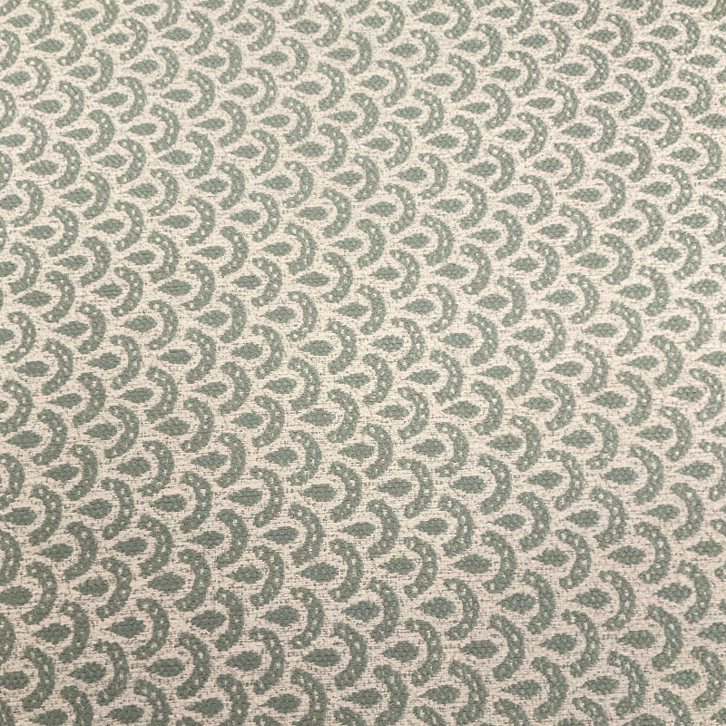 Osaka Mint Green Scallop Upholstery Fabric