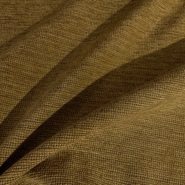 Particle Amber Gold Chenille Upholstery Fabric