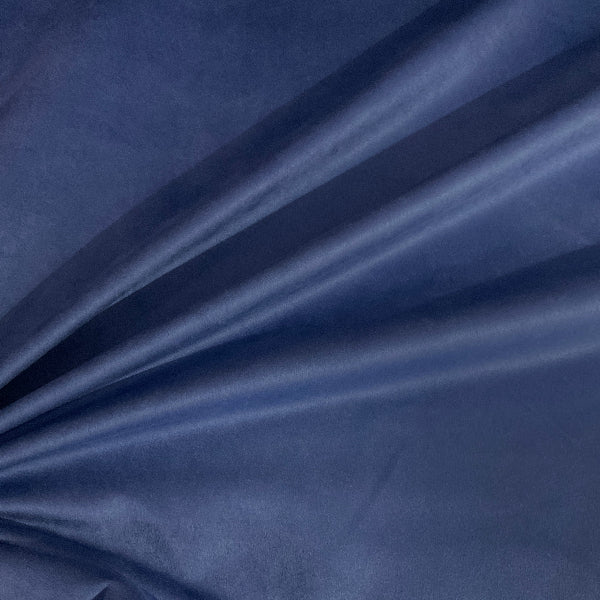 Passion Suede Sky Solid Blue Upholstery Fabric