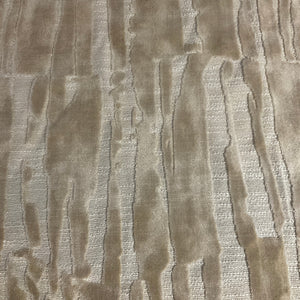 Radiate Textiles Lyric Cream Cut Velvet Beige Upholstery Fabric