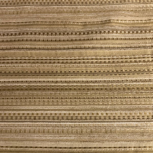 Ragtime Cream Beige Chenille Stripe Upholstery Fabric