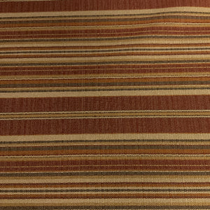 Randomlane Redrock Brick Red Stripe Upholstery Fabric