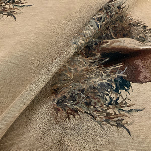Regal Mule Deer Stone Brown Wildlife Upholstery Fabric