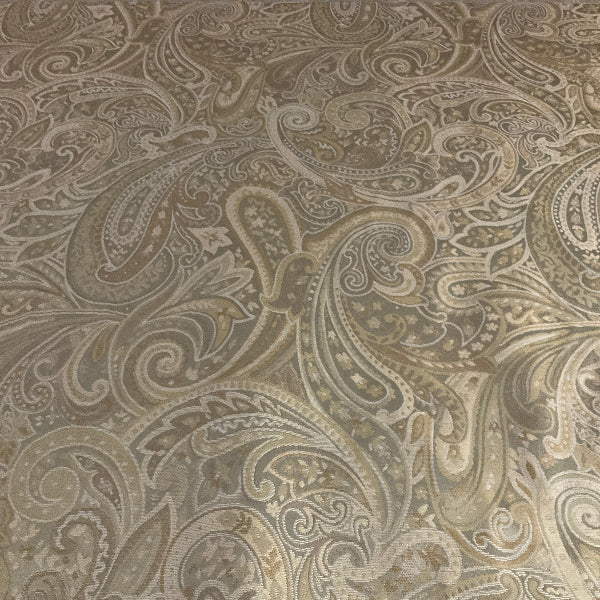 Reno Turquoise Blue Paisley Upholstery Fabric