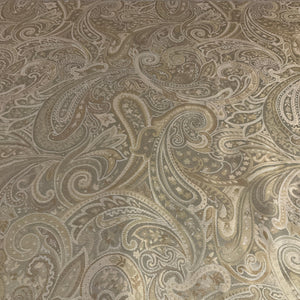 Reno Turquoise Blue Paisley Upholstery Fabric