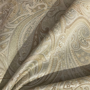Reno Turquoise Blue Paisley Upholstery Fabric