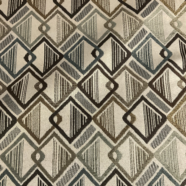 Richloom Interlock Diamond Gray Upholstery Fabric